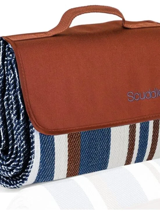 Extra Large Waterproof Picnic Blanket 60" x 60" - Stylish & Soft for Outdoors - Picture 1 of 8